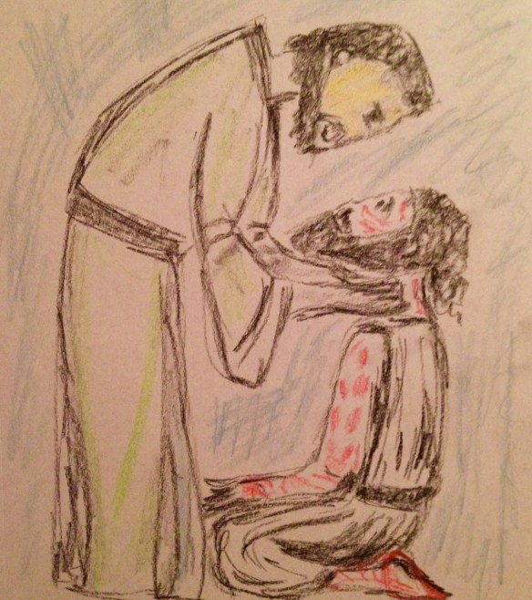 "Simplicity of Gratitude" Sketch: Ronald Raab, CSC