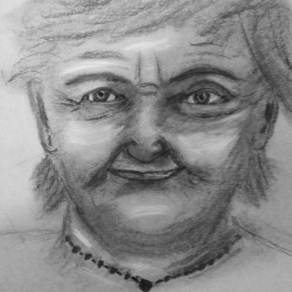 "Women in Poverty" Charcoal: Ronald Raab, CSC