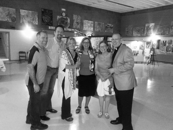 Lisa Lundquist, art teacher, (third from left) Saturday June 6, 2015