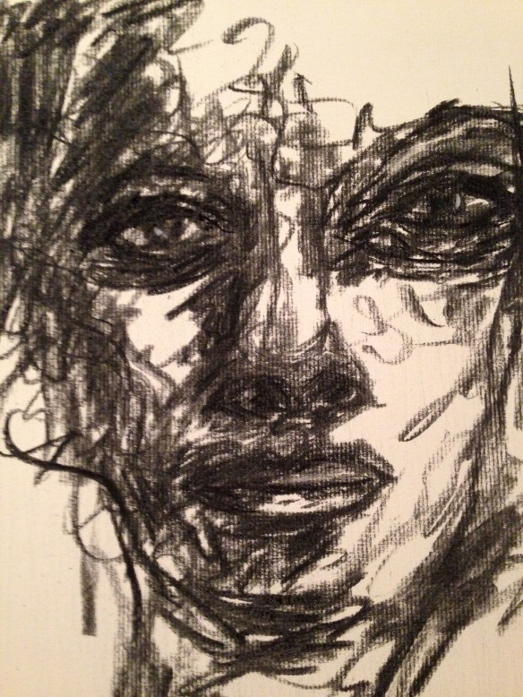 "FEAR" Charcoal, Ronald Raab, CSC, October 2015