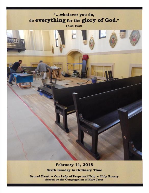 Feb. 11, 2018 Bulletin Cover